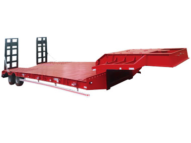 Low flat-panel semi-trailer